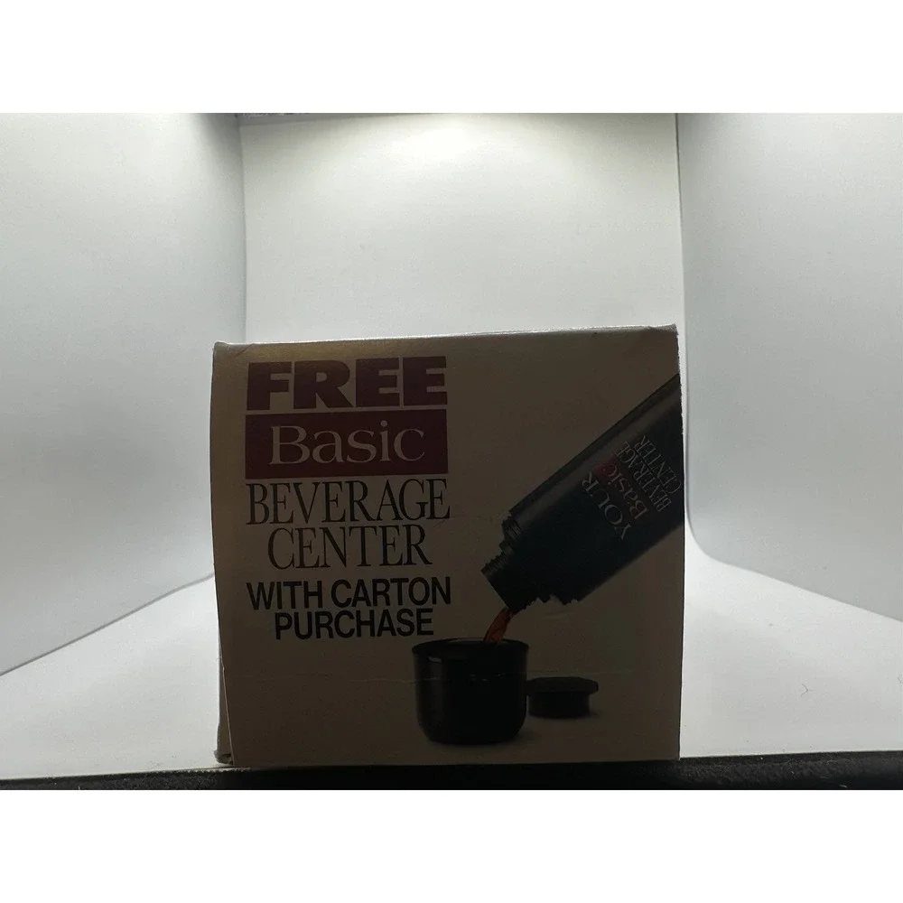 VTG 1995 Philip Morris BASIC‎ Cigarettes Beverage Center Hot Beverage Holder